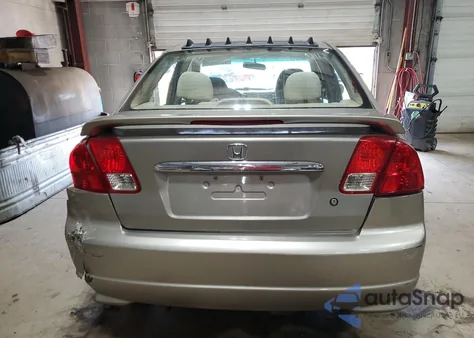 2005 Honda Civic Lx из США, поврежденный, VIN 2HGES15585H545281